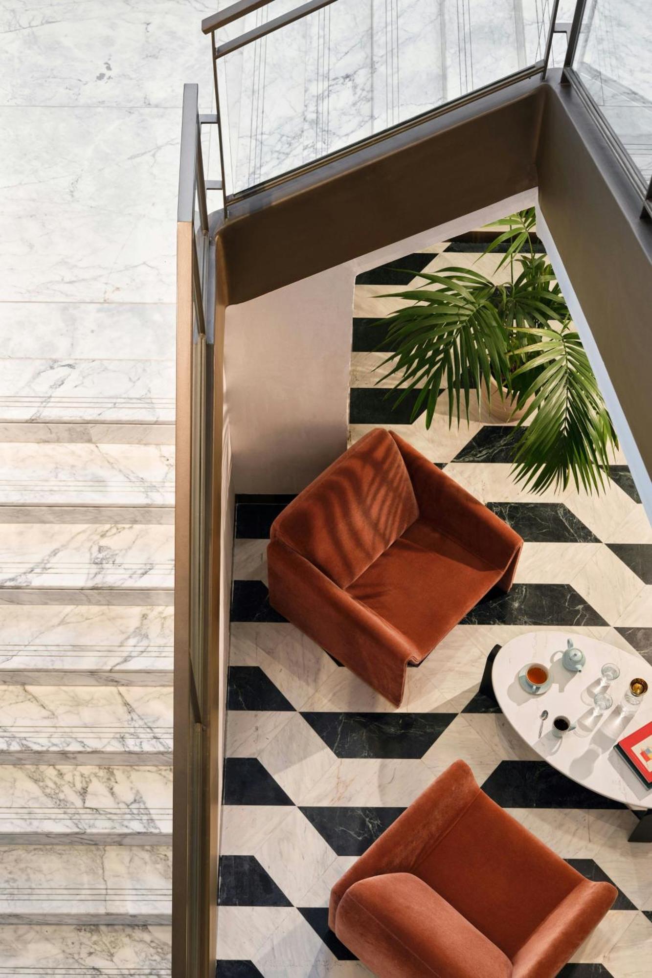 Hotel Arts Barcellona Esterno foto 3D rendering of a staircase